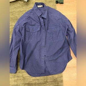 Alex Mill Navy Button-Up Shirt